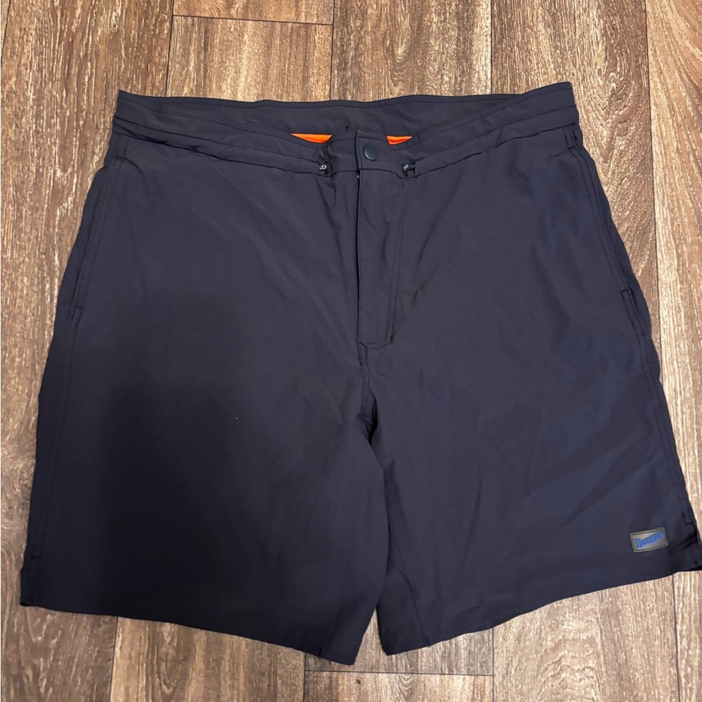 Duluth Trading Mens Black Cannonball Hybrid Shorts with Armachillo Liner-466